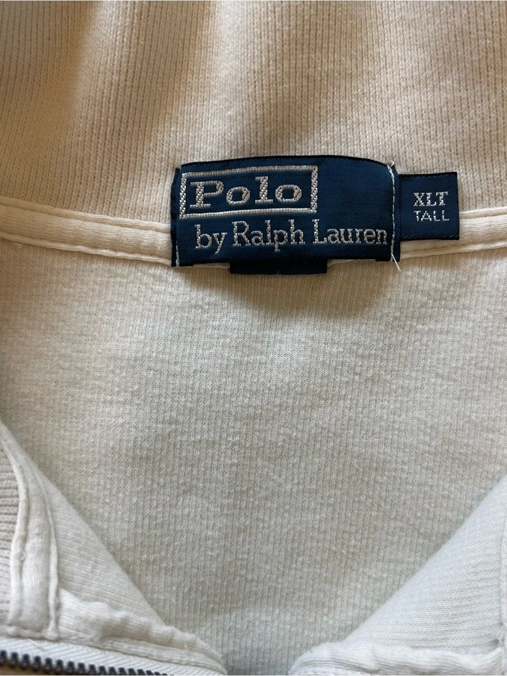 Men’s XLT Ralph Lauren Half-Zip Sweater with Green Pony